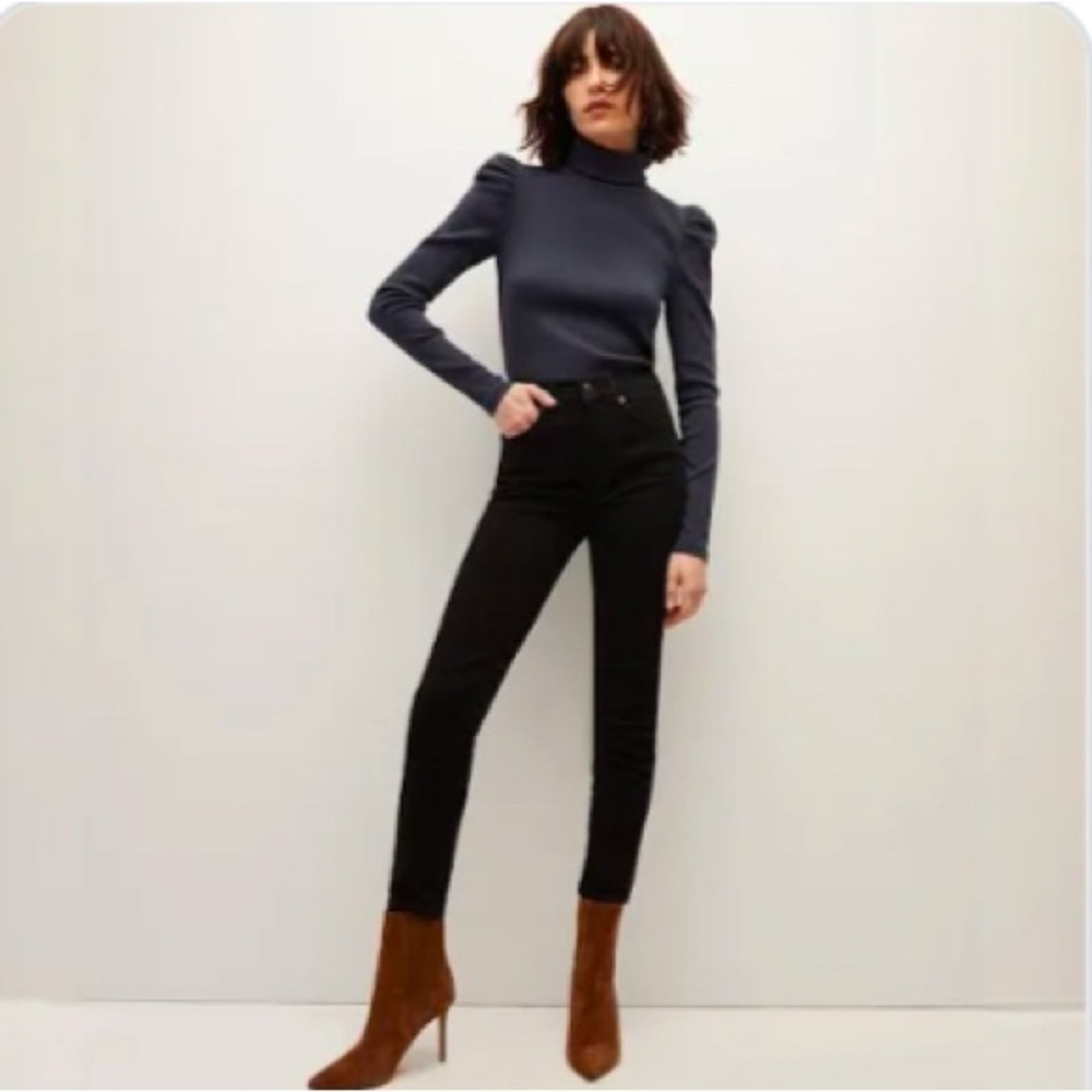 Veronica beard Debbie high rise skinny black onyx jeans